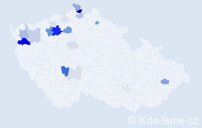 Příjmení: 'Sismilichová', počet výskytů 56 v celé ČR