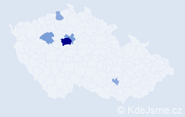 Příjmení: 'Teslenko', počet výskytů 13 v celé ČR