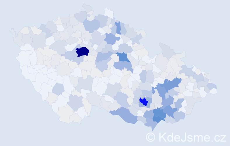 Příjmení: 'Zelinka', počet výskytů 1682 v celé ČR