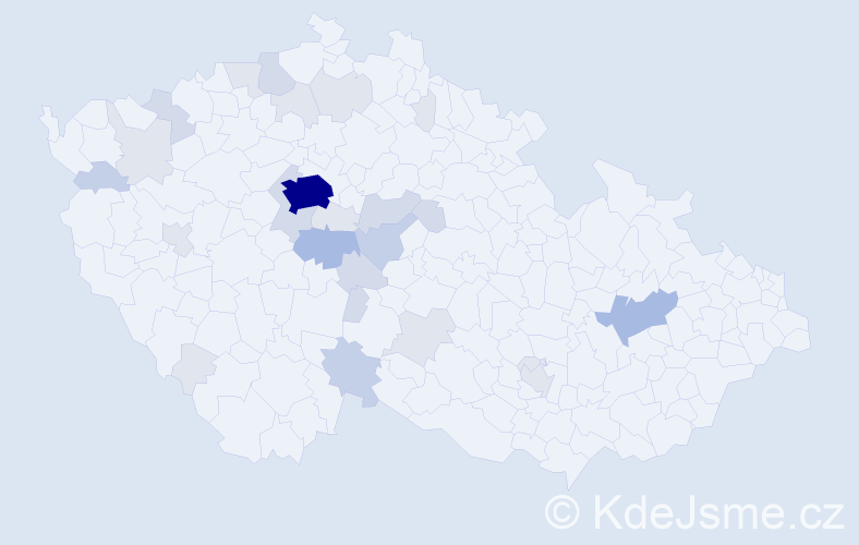 Příjmení: 'Leblová', počet výskytů 78 v celé ČR