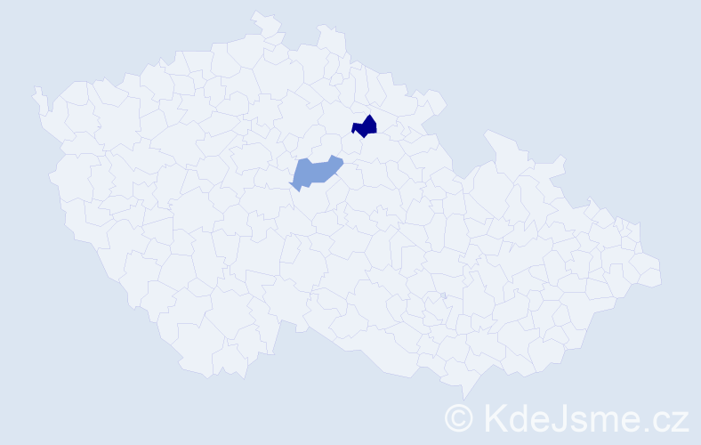 Příjmení: 'Shayto', počet výskytů 2 v celé ČR