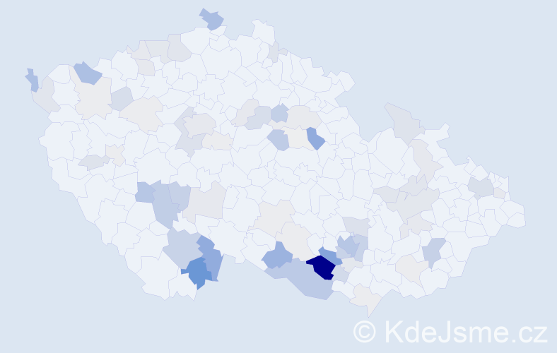 Příjmení: 'Fráňová', počet výskytů 241 v celé ČR