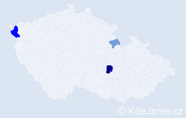 Příjmení: 'Korolovová', počet výskytů 7 v celé ČR