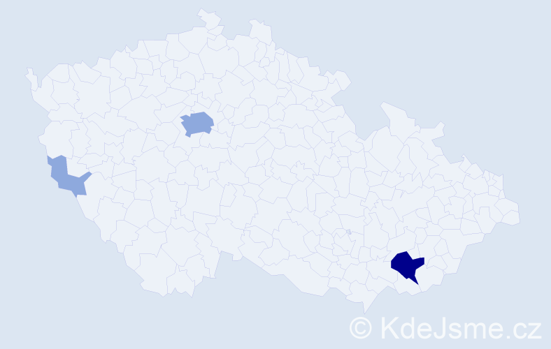Příjmení: 'Spath', počet výskytů 9 v celé ČR
