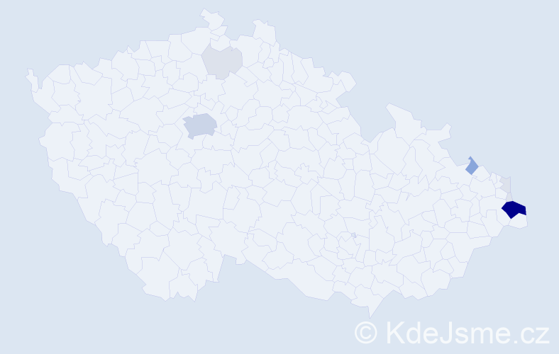 Příjmení: 'Szuscik', počet výskytů 38 v celé ČR