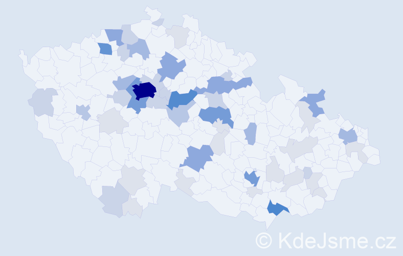 Příjmení: 'Olexa', počet výskytů 176 v celé ČR