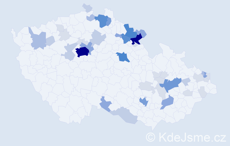 Příjmení: 'Geisler', počet výskytů 162 v celé ČR