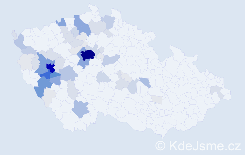 Příjmení: 'Baumruk', počet výskytů 285 v celé ČR