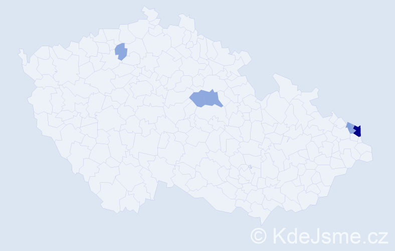 Příjmení: 'Knispel', počet výskytů 14 v celé ČR