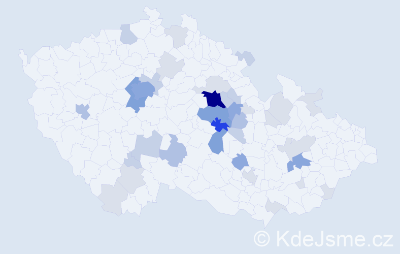 Příjmení: 'Nadrchalová', počet výskytů 113 v celé ČR