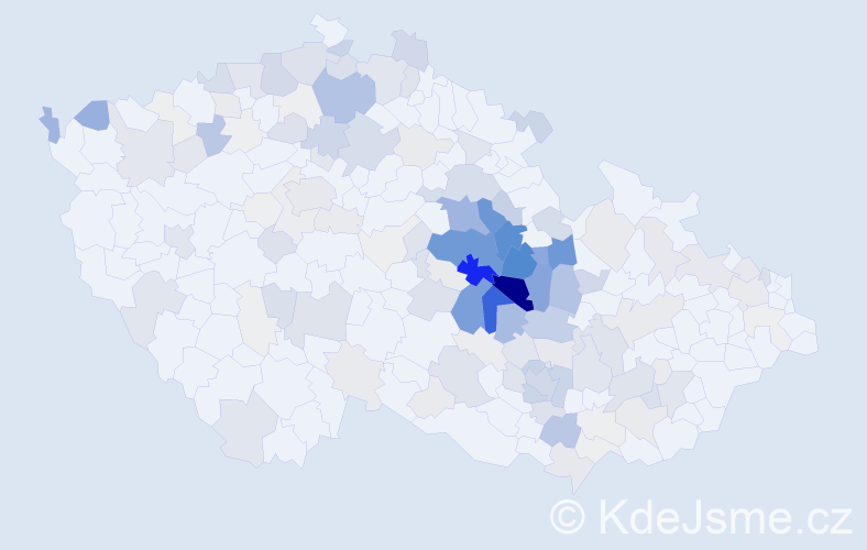 Příjmení: 'Filipi', počet výskytů 759 v celé ČR