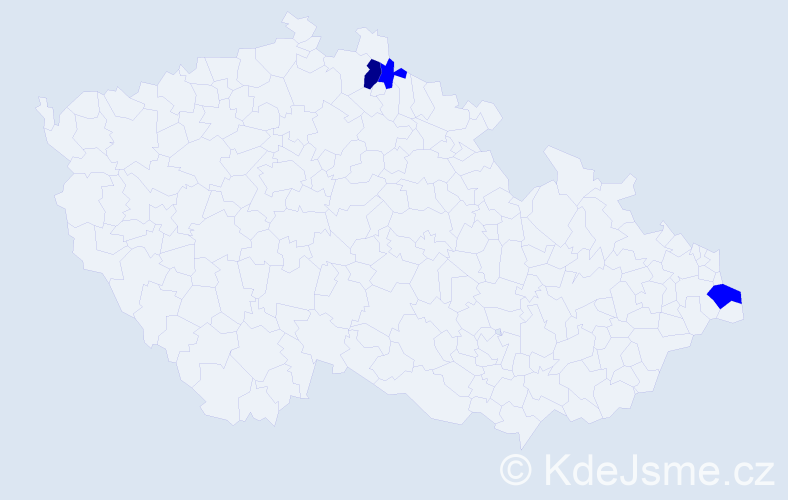 Příjmení: 'Voroničová', počet výskytů 4 v celé ČR