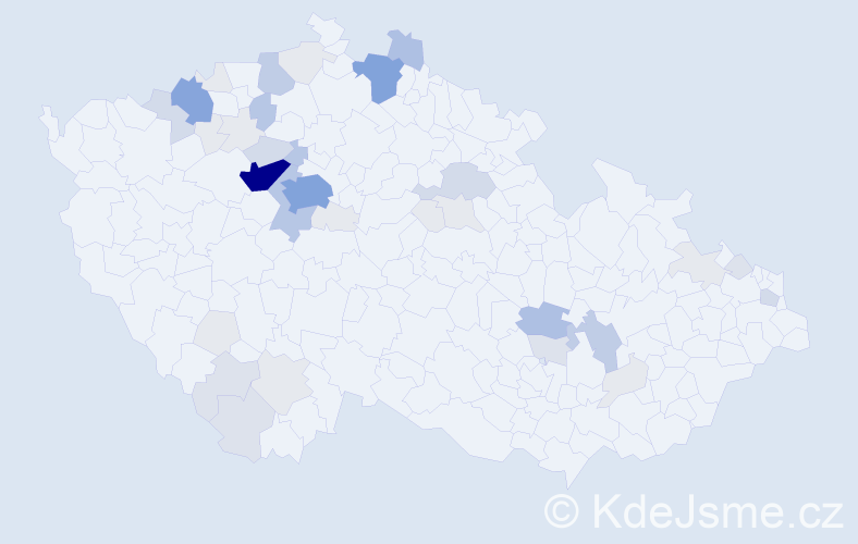 Příjmení: 'Burgrová', počet výskytů 163 v celé ČR