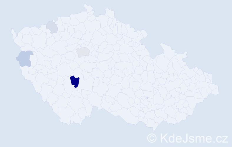 Příjmení: 'Podlisková', počet výskytů 12 v celé ČR