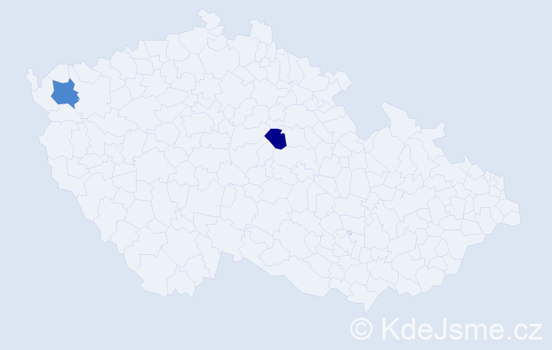 Příjmení: 'Zatorski', počet výskytů 4 v celé ČR