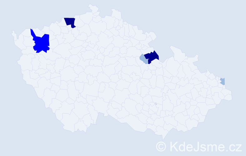Příjmení: 'Radčenko', počet výskytů 13 v celé ČR