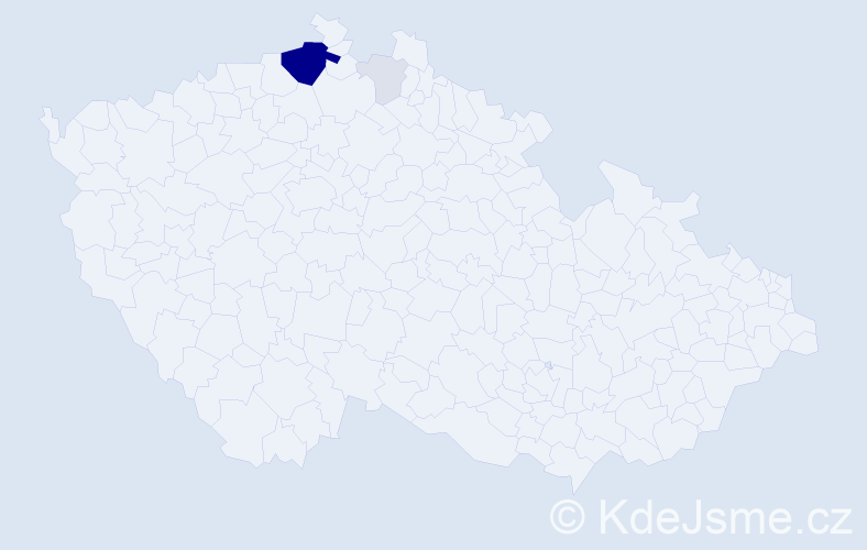 Příjmení: 'Gavrun', počet výskytů 18 v celé ČR