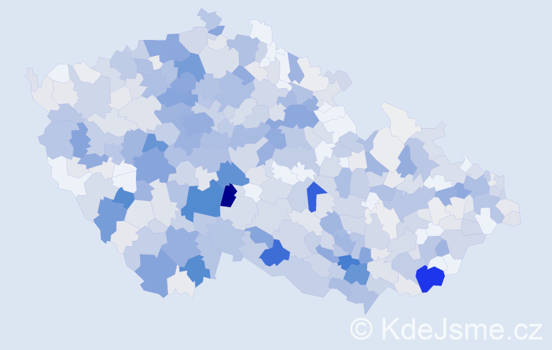 Příjmení: 'Smetanová', počet výskytů 2674 v celé ČR