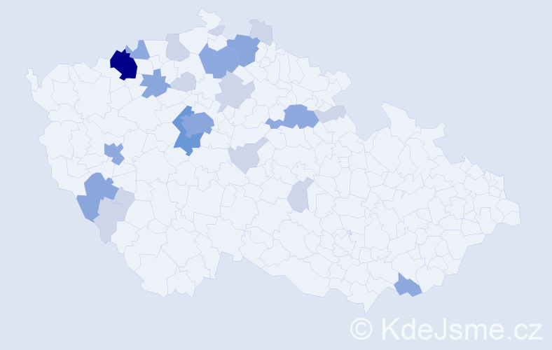 Příjmení: 'Brandt', počet výskytů 51 v celé ČR