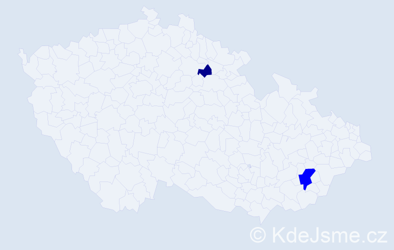 Příjmení: 'Halbsgutová', počet výskytů 3 v celé ČR
