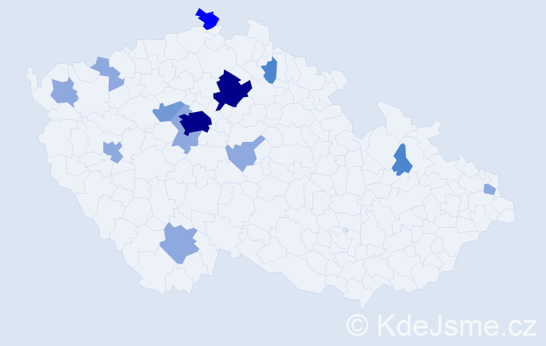 Příjmení: 'Lobotka', počet výskytů 31 v celé ČR