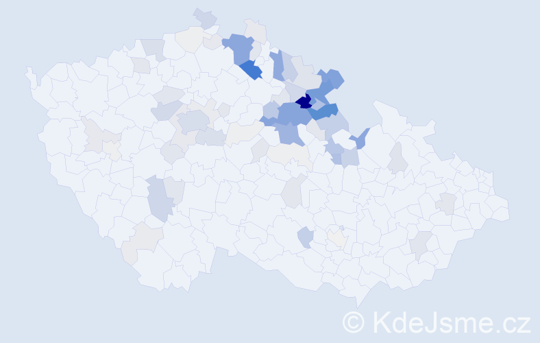 Příjmení: 'Cejnar', počet výskytů 378 v celé ČR