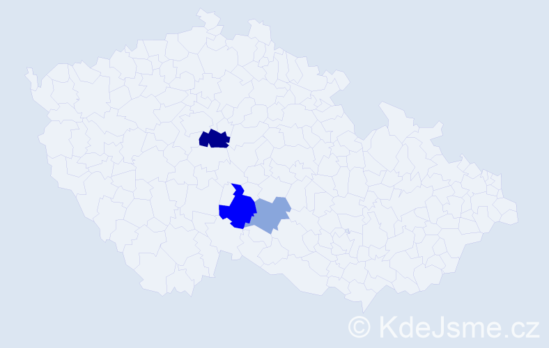 Příjmení: 'Drygin', počet výskytů 6 v celé ČR