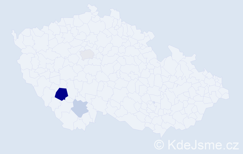 Příjmení: 'Kuncipál', počet výskytů 14 v celé ČR