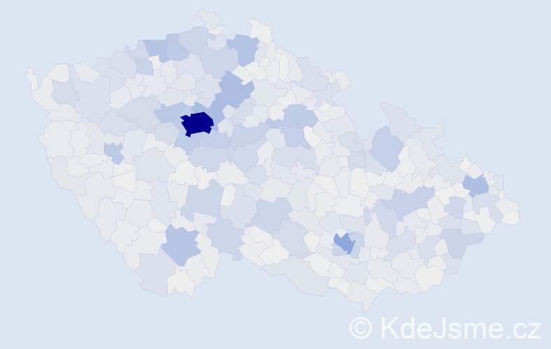 Příjmení: 'Urban', počet výskytů 7612 v celé ČR