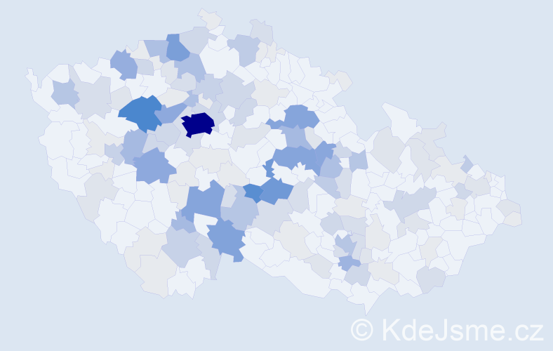Příjmení: 'Loskotová', počet výskytů 525 v celé ČR