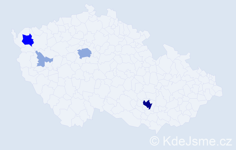 Příjmení: 'Taschlerová', počet výskytů 11 v celé ČR