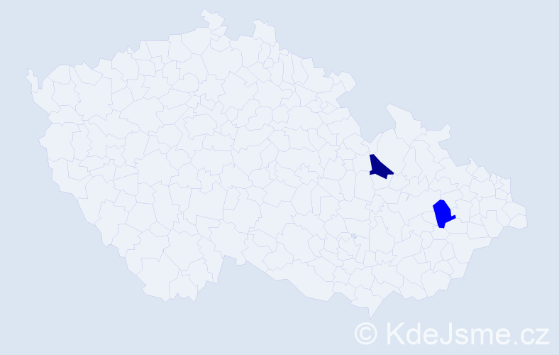 Příjmení: 'Zwierz', počet výskytů 3 v celé ČR
