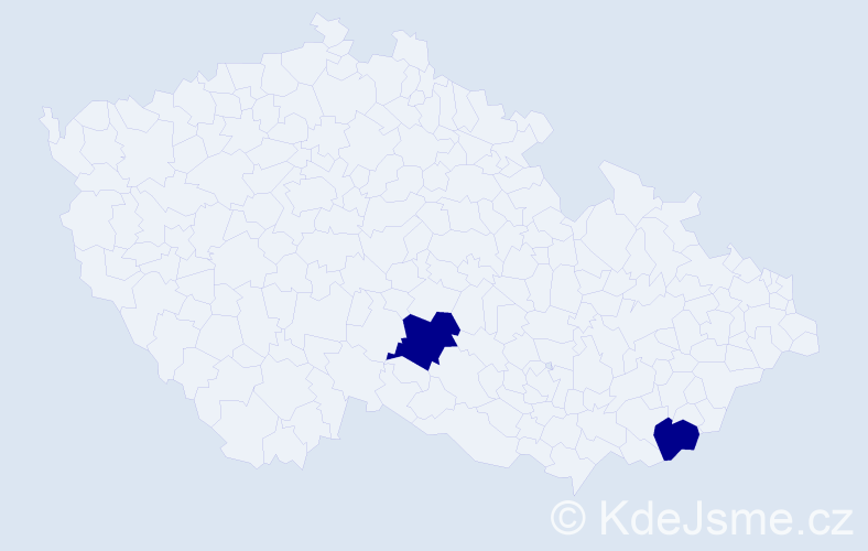 Příjmení: 'Stutzová', počet výskytů 8 v celé ČR