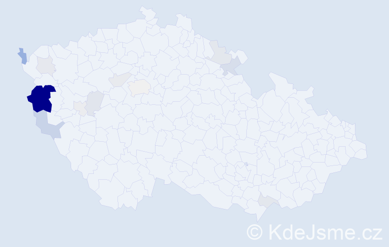 Příjmení: 'Goubejová', počet výskytů 35 v celé ČR