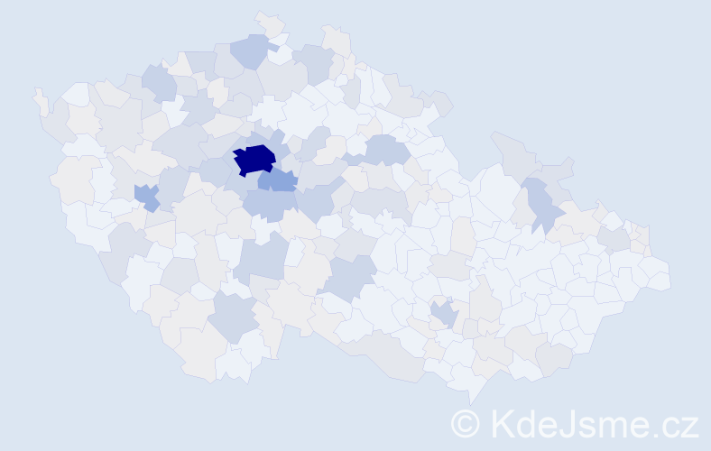 Příjmení: 'Kalaš', počet výskytů 734 v celé ČR