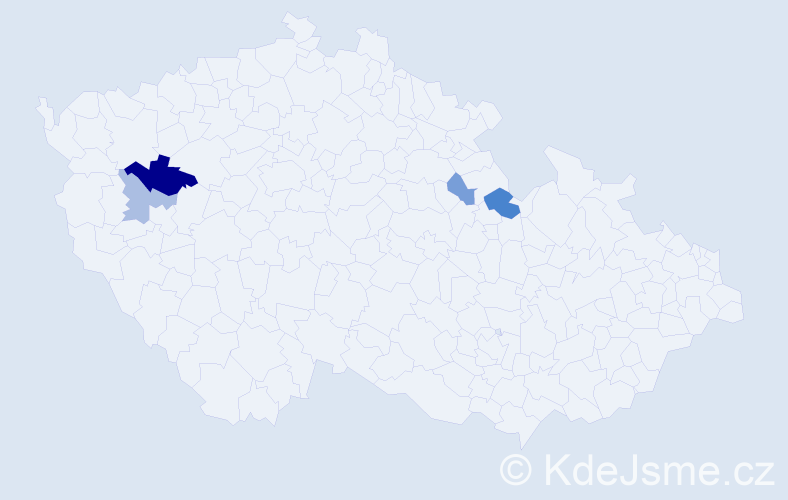 Příjmení: 'Gergö', počet výskytů 7 v celé ČR
