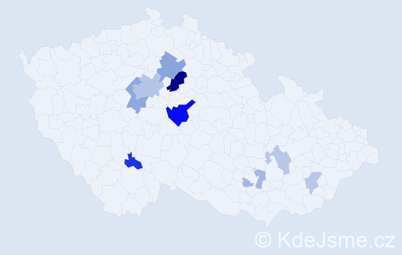 Příjmení: 'Haeringová', počet výskytů 26 v celé ČR
