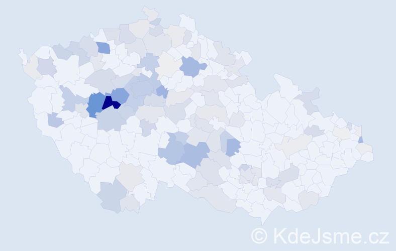 Příjmení: 'Lisá', počet výskytů 419 v celé ČR