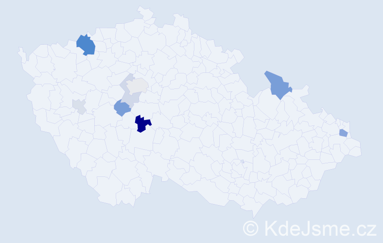 Příjmení: 'Nitkulinec', počet výskytů 18 v celé ČR