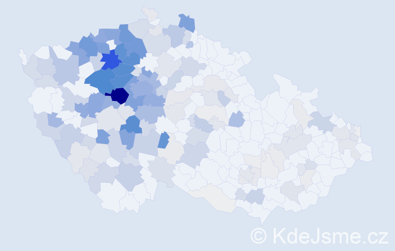 Příjmení: 'Prošková', počet výskytů 1005 v celé ČR