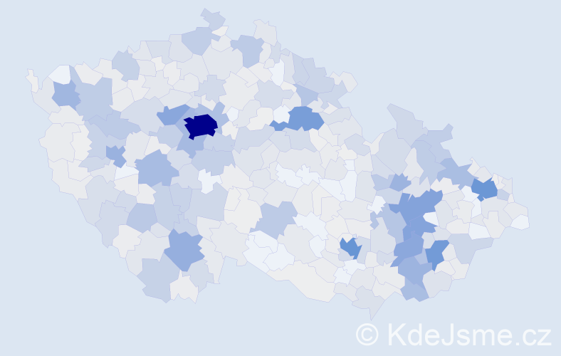 Příjmení: 'Petřík', počet výskytů 2265 v celé ČR