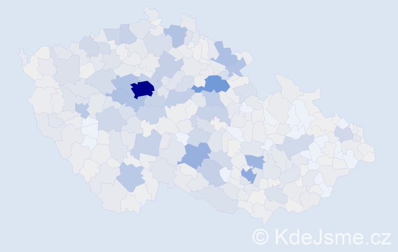 Příjmení: 'Součková', počet výskytů 3883 v celé ČR