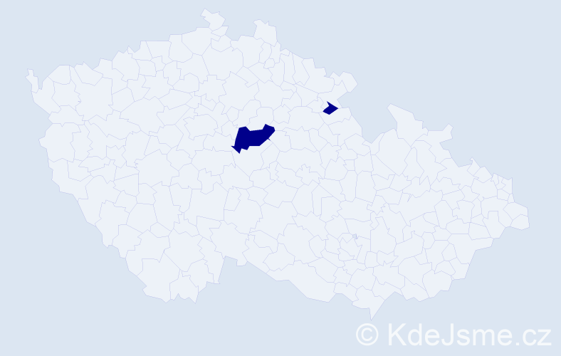 Příjmení: 'Bauerfeind', počet výskytů 4 v celé ČR