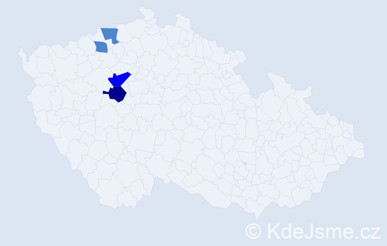 Příjmení: 'Strialová', počet výskytů 7 v celé ČR