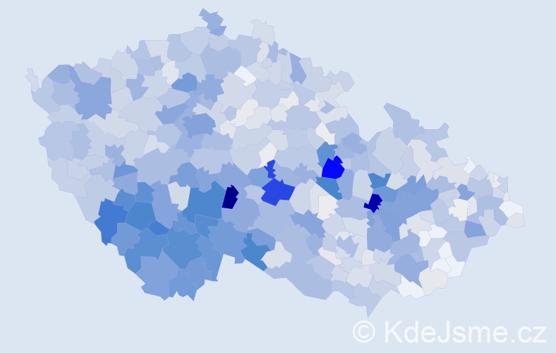 Příjmení: 'Švecová', počet výskytů 4675 v celé ČR