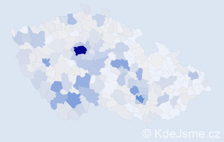 Příjmení: 'Vojta', počet výskytů 1427 v celé ČR