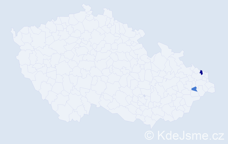 Příjmení: 'Krawczyński', počet výskytů 4 v celé ČR