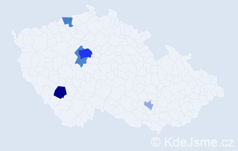 Příjmení: 'Sakharova', počet výskytů 14 v celé ČR