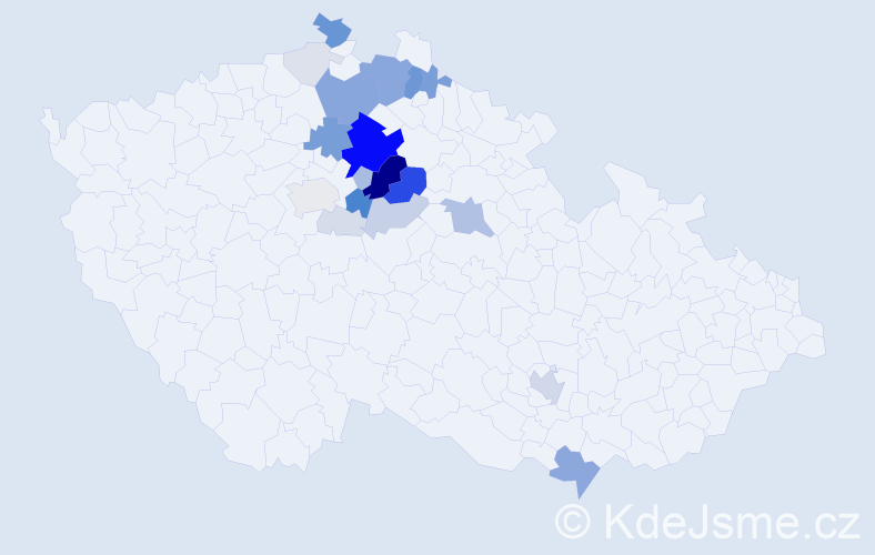Příjmení: 'Fadrhonc', počet výskytů 92 v celé ČR