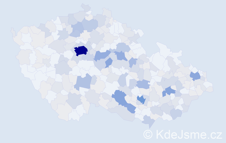 Příjmení: 'Olivová', počet výskytů 794 v celé ČR